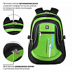 Рюкзак BRAUBERG HIGH SCHOOL универсальный, 3 отделения, "Лайм", черный/салатовый, 46х31х18 см, 225524