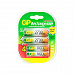 Батарейки аккумуляторные НАБОР 8 шт. (ПРОМО 4+4) GP AA+ААА (HR6+HR03) 2650mAh+930mAh, 270AA/100AAA