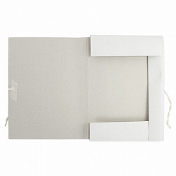 Папка для бумаг с завязками картонная ОФИСМАГ, гарантированная плотность 280 г/м2, до 200 листов, 124569