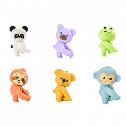 Игрушка-антистресс "ЗВЕРЮШКА-ОБНИМАШКА", ассорти 6 видов, дисплей, JOLLY JOT (ДЖОЛЛИ ДЖОТ), 665785