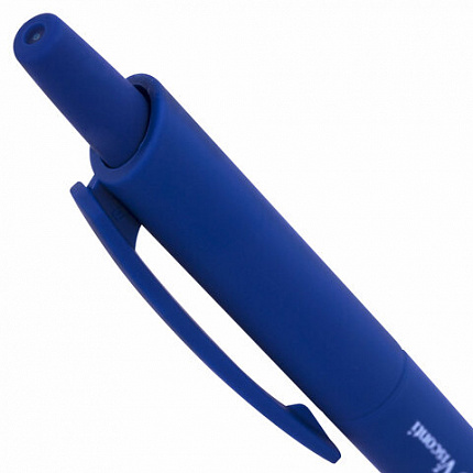Ручка шариковая автоматическая BRUNO VISCONTI "SlimClick NAVY", СИНЯЯ, линия 0,4 мм, 20-0419