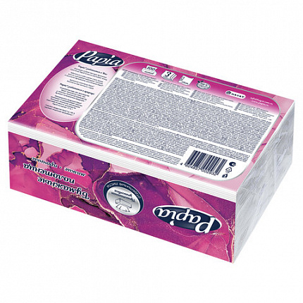 Полотенца бумажные (1 пачка – 100 листов) PAPIA (H3) UNIT PACK, 3-слойные, 23х20,5 см, V-сложение, 5090823