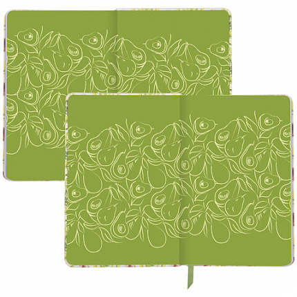 Ежедневник недатированный B6 (127х186 мм), BRAUBERG VISTA, под кожу, твердый, 136 л., "Avocado", 112112