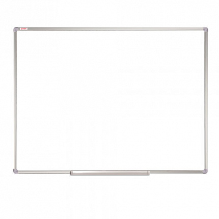 Доска магнитно-маркерная 90х120 см, алюминиевая рамка, ГАРАНТИЯ 10 ЛЕТ, STAFF, 235463