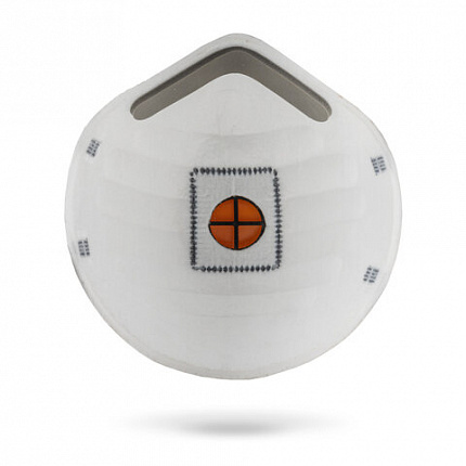 Респиратор с клапаном КОМПЛЕКТ 10 шт., полумаска фильтрующая, формованный, FFP2, JM-8622