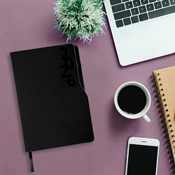 Ежедневник датированный 2026, А5, 150x213 мм, BRAUBERG "Up", под кожу, софт-тач, держатель для ручки, черный, 117116