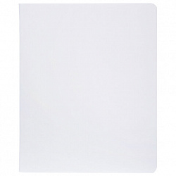 Тетрадь А5 96 л., HATBER, скоба, клетка, Soft-touch ламинация, SoloMatte "Арктический белый", 092742, 96Т5лВ1