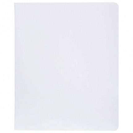 Тетрадь А5 96л. HATBER скоба, клетка, Soft-touch ламинация, SoloMatte_Арктический бел, 96Т5лВ1