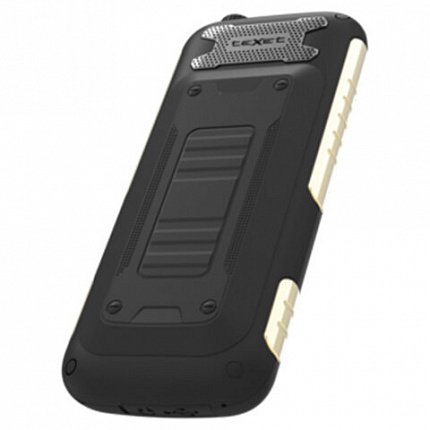 Телефон мобильный TEXET TM-D400, 2 SIM, 1,77", 32 Мб, microSD, FM, MP3, IP54, фонарик, черный, 127371