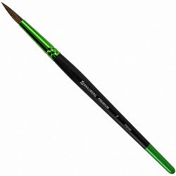 Кисть из ворса пони № 7, BRAUBERG PREMIUM, 200986