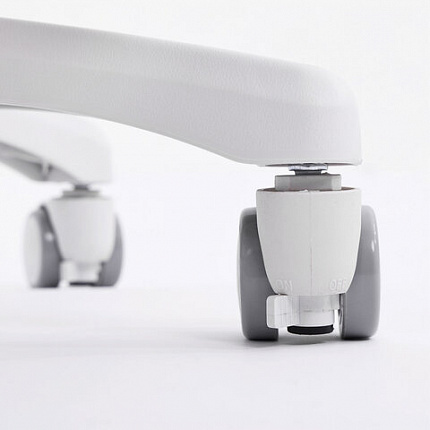 Кресло детское с подставкой для ног BRABIX KIDS "MG-215", сетка/ткань TW, голубое, 533312