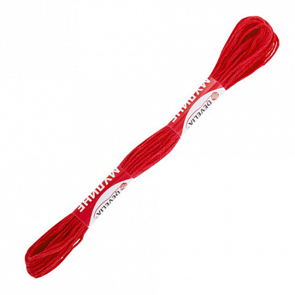 Нитки для вышивания (мулине), набор 10 цветов, 10 м, хлопок, DEVELIA (Девелиа), 665677