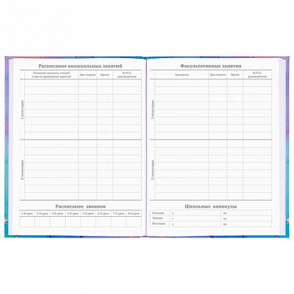 Дневник 5-11 класс 48 л., гибкая обложка, BRAUBERG, глянцевая ламинация, с подсказом, "Admiration", 106385