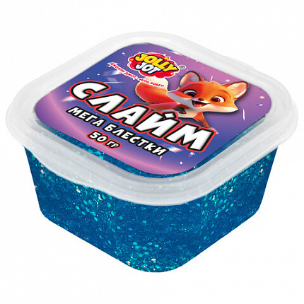 Слайм МИКС, 50 г, АССОРТИ, 8 видов, JOLLY JOT (ДЖОЛЛИ ДЖОТ), 667320