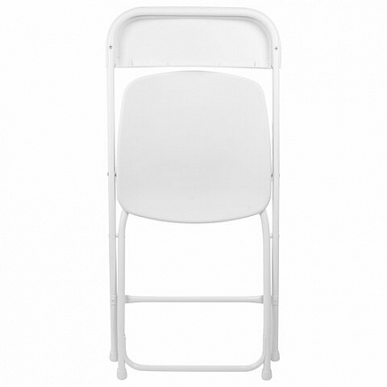 Стулья складные BRABIX "Golf CF-002", КОМПЛЕКТ 4 шт., белый каркас, пластик белый, 533031