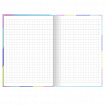 Блокнот МАЛЫЙ ФОРМАТ 110х147 мм, А6, 80 л., твёрдый, клетка, BRAUBERG кросс-серия PASTEL, 117017