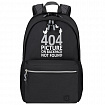 Рюкзак BRAUBERG FASHION CITY универсальный, 2 отделения, "Not found", черный, 46х31х15 см, 272571
