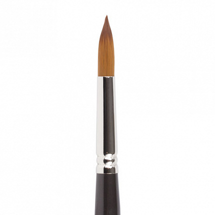 Кисть художественная проф. BRAUBERG ART CLASSIC, синтетика мягкая под колонок, кругл, № 9, кор руч, 200694