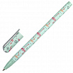 Ручка шариковая BRAUBERG SOFT TOUCH STICK "FLAMINGO", СИНЯЯ, мягкое покрытие, узел 0,7 мм, 143705