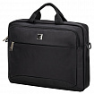 Сумка портфель BRAUBERG PROTECT с отделением для ноутбука 15,6", 2 отделения, черная, 30х40х7 см, 270831
