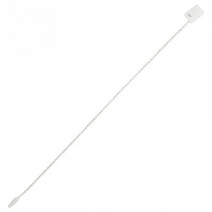 Биркодержатели веревочные с пластиковой пломбой 17 см, STAFF, КОМПЛЕКТ 1000 штук, белые, 291275