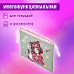 Папка для тетрадей BRAUBERG А5, 1 отделение, полиэстер, на молнии, с ручкой, "Anime friends", 272202