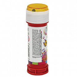 Мыльные пузыри 60 мл, с игрушкой на крышке, BRAUBERG KIDS, 665453