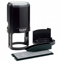 Печать самонаборная 2 круга, оттиск D=42, синий TRODAT 4642 R2, крышка, КАССА В КОМПЛЕКТЕ, 167182