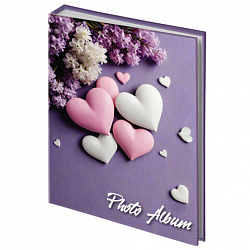 Фотоальбом BRAUBERG "Still love" на 100 фото 10х15 см, твердая обложка, 391440