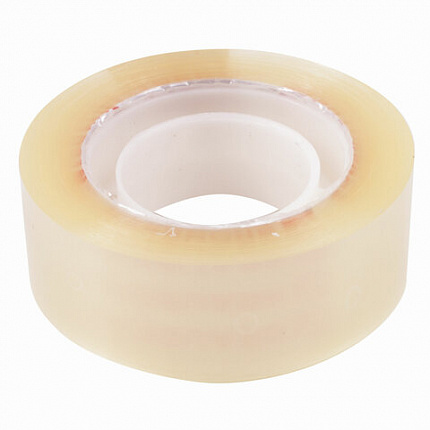 Клейкие ленты 19 мм х 33 м канцелярские BRAUBERG, комплект 2 шт., прозрачные, гарантированная длина, европодвес, 221695