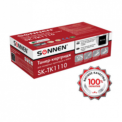 Тонер-картридж лазерный SONNEN (SK-TK1110) для KYOCERA FS-1020MFP/1040/1120MFP, ресурс 2500 стр., 364081