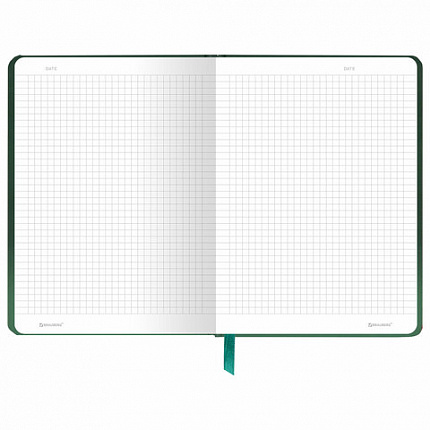 Блокнот с резинкой в клетку 96 л., А5 145х203 мм, твердая обложка, BRAUBERG, "Peaceful", 116326