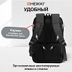 Рюкзак HEIKKI HIGH TECH (ХЕЙКИ) с отделением для ноутбука, USB-порт, черный, 46x30x10 см, 272588