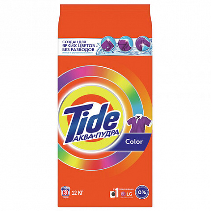 Стиральный порошок автомат 12 кг TIDE (Тайд) "Color", 8001841053356