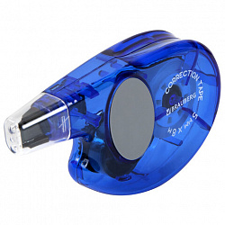 Корректирующая лента BRAUBERG "Bomb", 5 мм х 8 м, корпус темно-синий с резиновой вставкой, 273024