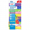 Салфетки из МИКРОФИБРЫ 30х30 см MULTI COLOUR, big pack, КОМПЛЕКТ 10 шт., 180 г/м2, LAIMA HOME, 607794