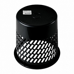 Корзина для бумаг STAFF "Basic" сетчатая, 10 л, черная, 237917