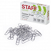 Скрепки STAFF "EVERYDAY", 28 мм, оцинкованные, 100 шт., в картонной коробке, Россия, 224799