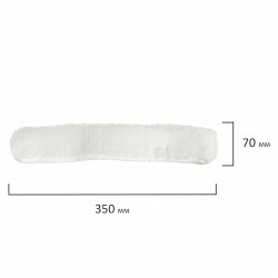 Насадка-шубка для окномойки 601518, акрил/дакрон, рабочая часть 35 см, липучки, LAIMA PROFESSIONAL, 601520