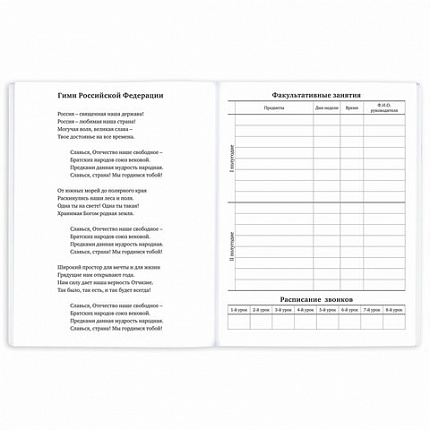 Дневник 1-11 класс 40 л., на скобе, ПИФАГОР, обложка картон, МИКС "Универсальный", 107139