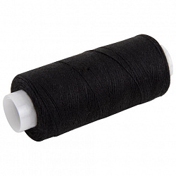 Набор швейный "Дорожный" 40 ЛЛ, 200 м, 2 белые / 2 черные, иглы, нитевдеватель, булавки, DEVELIA (Девелиа), 609632