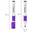 Маркер стираемый для белой доски ФИОЛЕТОВЫЙ, BRAUBERG "SOFT", 5 мм, резиновая вставка, 152109