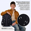 Рюкзак BRAUBERG OPTIMA, 2 отделения, с брелоком, "Храбрый астронавт", объемный дизайн, 36х27х18 см, 273159