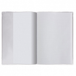 Обложка ПВХ со штрихкодом для учебников и тетрадей А4, ПЛОТНАЯ, 110 мкм, 302х580 мм, универсальная, ДПС, 2145.1