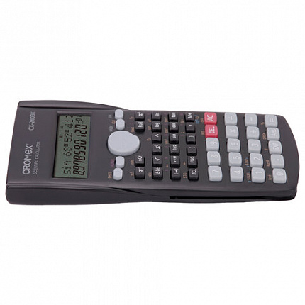 Калькулятор инженерный CROMEX (КРОМЕКС) СX-240BK (155х80 мм), 240 функций, 10+2 разрядов, черный, 273832