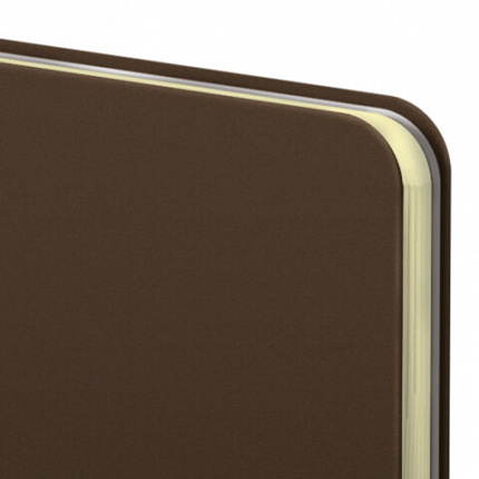 Еженедельник датированный 2026 МАЛЫЙ ФОРМАТ 105х160 мм, А6, BRAUBERG "Unique", темно-коричневый, 117207