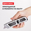 Нож универсальный мощный BRAUBERG "Professional", 6 лезвий в комплекте, фиксатор, металл, 235403