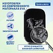 Пенал BRAUBERG SHINY, 1 отделение, 1 откидная планка, EVA, 22х13х4 см, "Scary dino", 273517