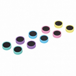 Магниты 20 мм, НАБОР 10 шт., "MACAROONS", BRAUBERG KIDS, блистер, 272520