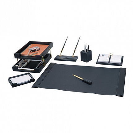 Набор подарочный настольный BESTAR "Ares" из дерева, 7 предметов, цвет "черное дерево", 236354